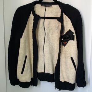 Gorgeous Zara embroidered bomber